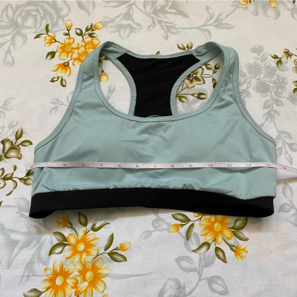 Light Blue Size M Racerback Bra - Picture 3 of 7